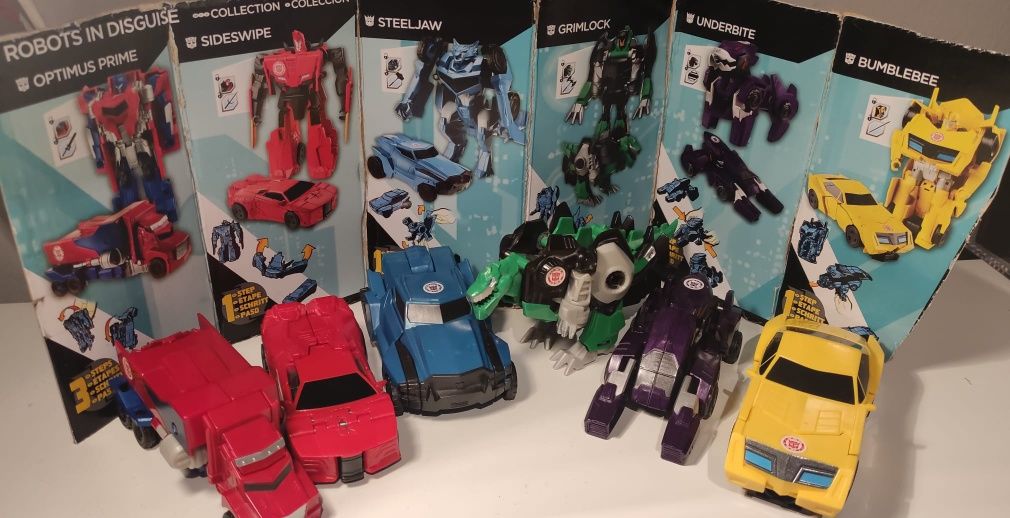 Unikalny zestaw figurek Transformers 6szt.