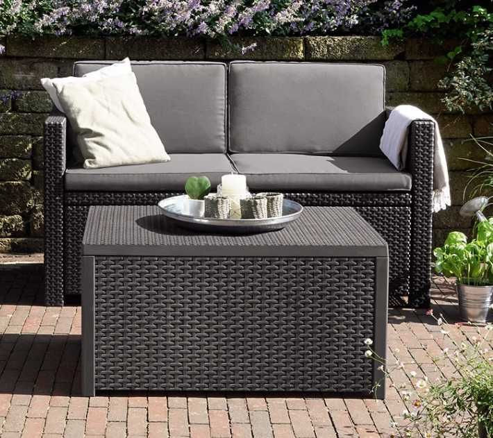 Комплект мебели для сада садовые кресла стол сундук диван дачні меблі