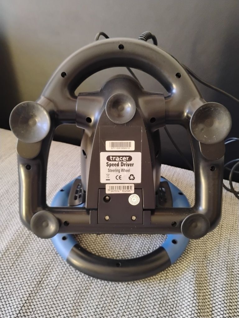Kierownica Tracker Steering Wheel Speed Driver USB PC/PS2/PS3 + PEDAŁY
