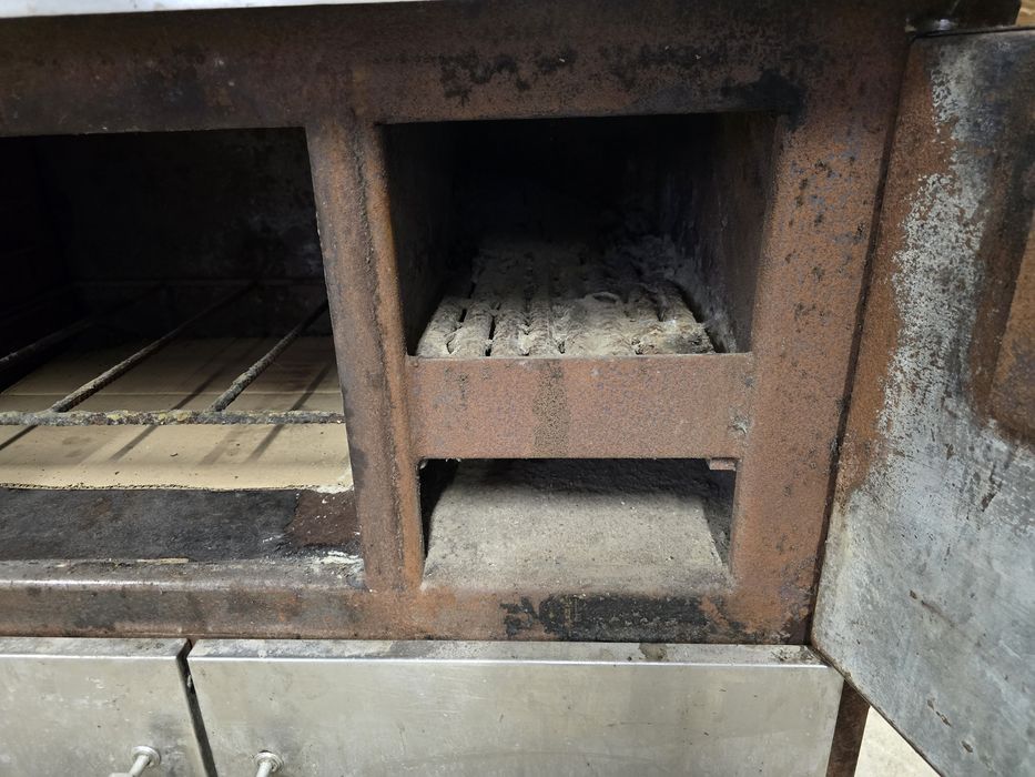 Fogão de lenha em inox