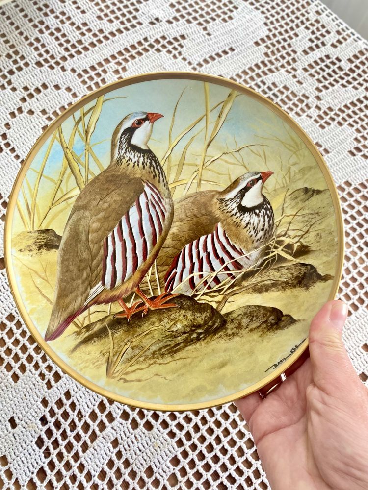 Kolekcjonerski talerz angielska porcelana