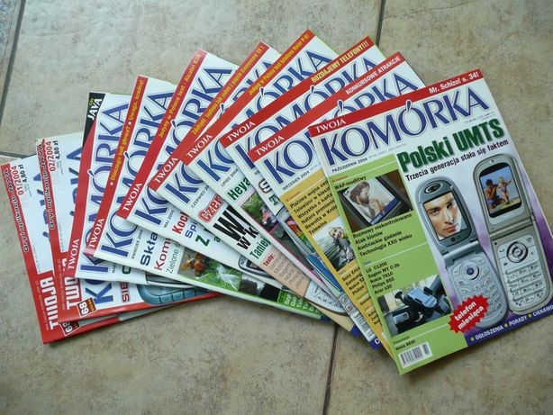 czasopismo TWOJA KOMÓRKA 2004 od stycznia do października
