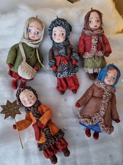 Колядники вертеп ватна іграшка діти