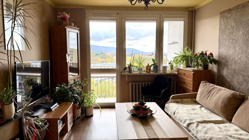 Mieszkanie 2 pokoje, balkon, piwnica, piekny widok na góry