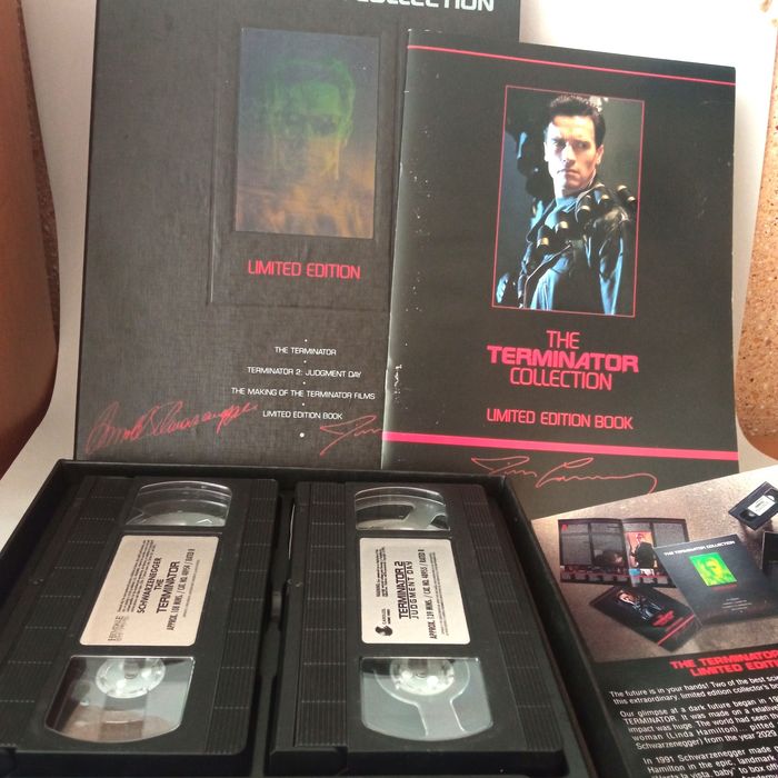 Terminator collection. Шикарний оригінальний набір VHS