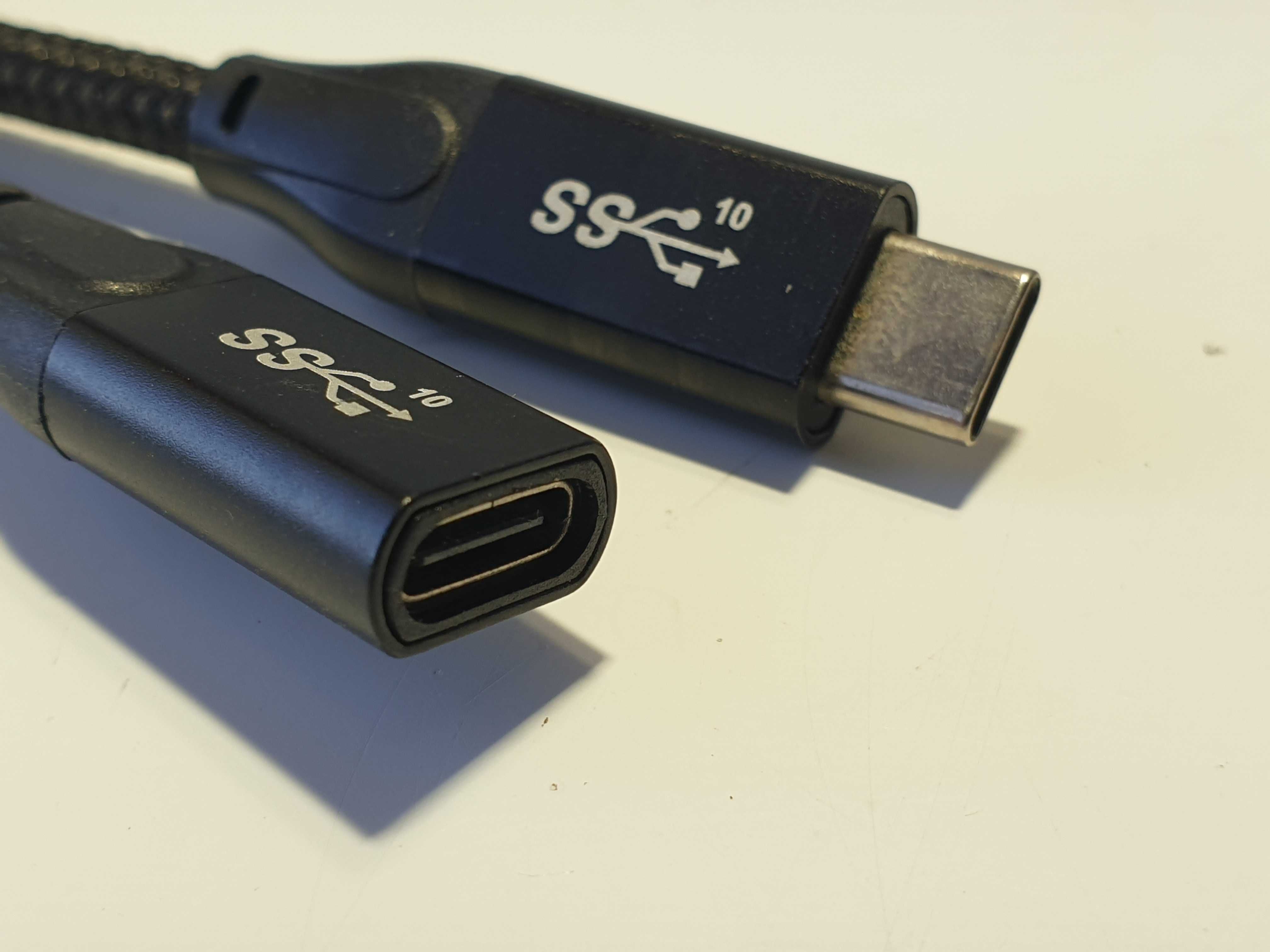 Кабель USB Type-C to Type-C USB C 3.1 AM/AF  2м 10Gbps  100W