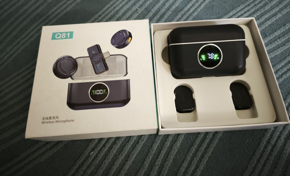 Microfones de lapela sem fios wireless