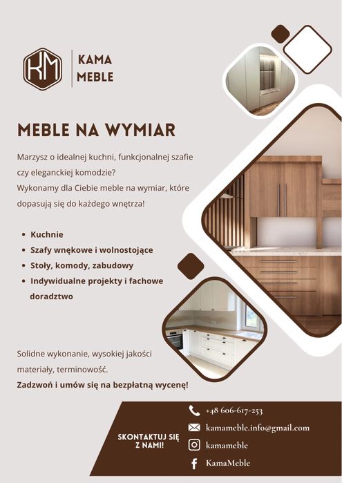 Meble na wymiar- stolarz