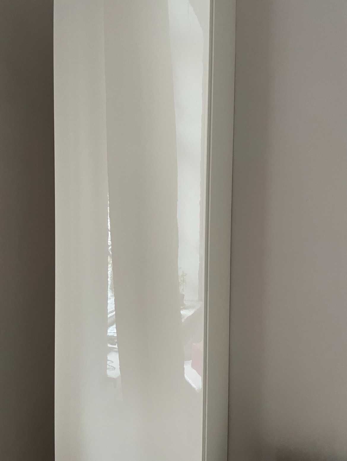 Ikea Godmorgon wysoka szafka biały połysk