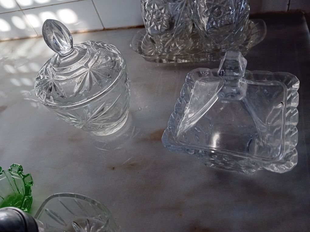 Conjunto de  Peças Antigas Utilitárias Decorativas