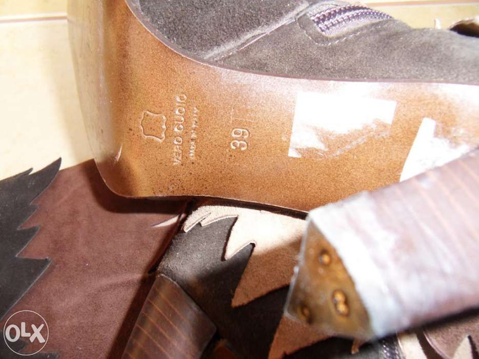 Botas Roberto Durville, pele, Made in Italy, n.º 39