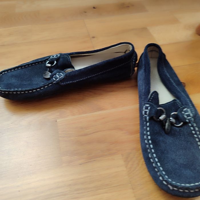 Дитячі замшеві мокасіни