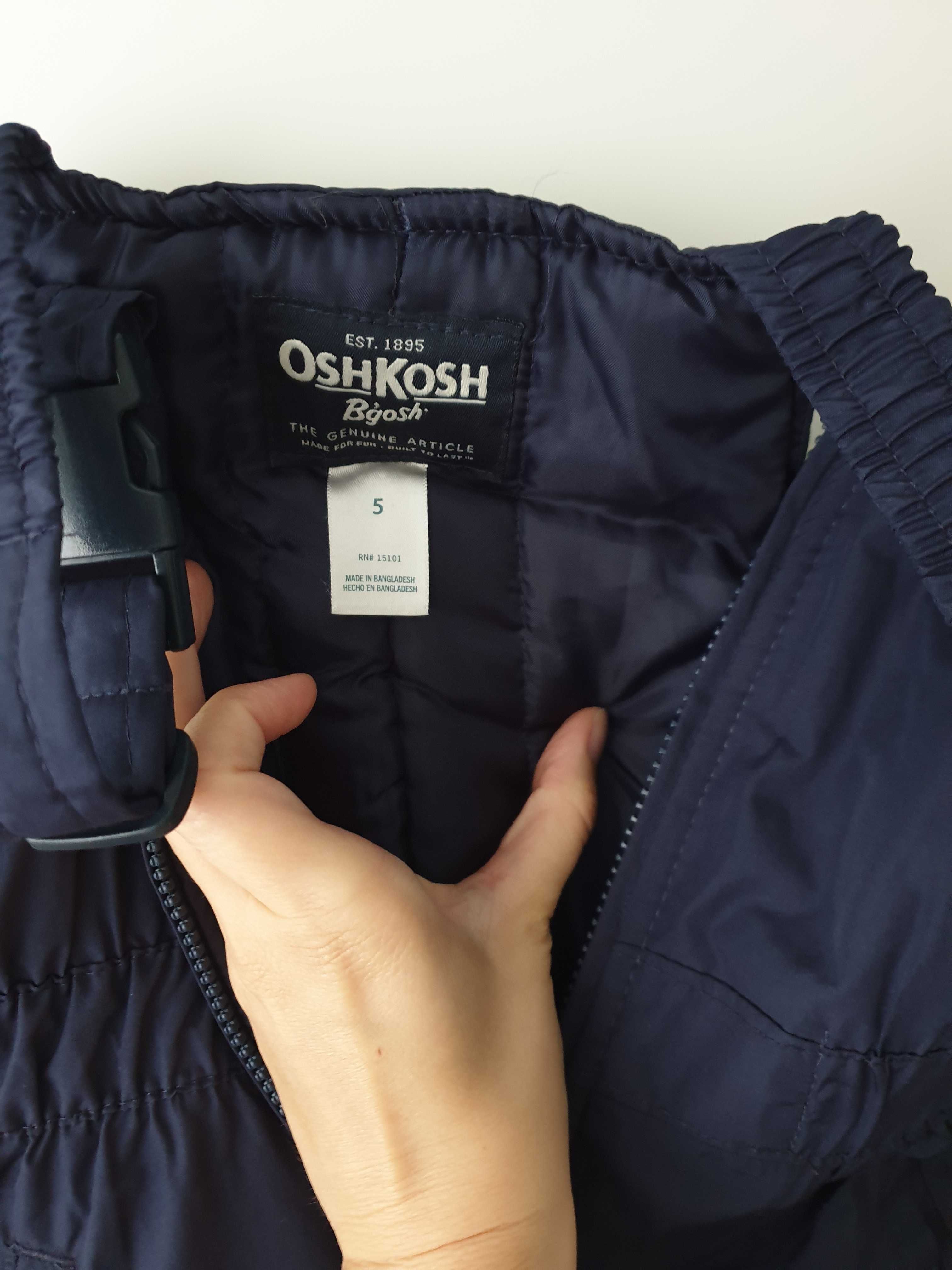 Spodnie narciarskie kombinezon OshKosh dla 5 latka 110 cm