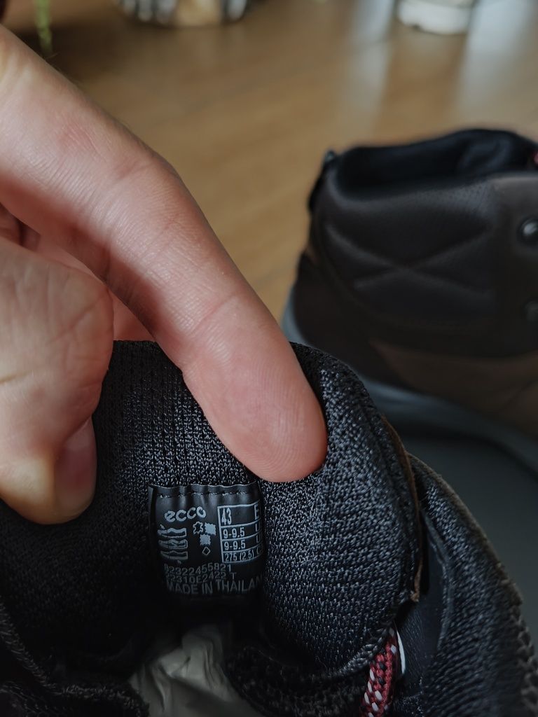 Nowe Buty outdoorowe męskie brązowe ECCO ULTERRA M MID GTX rozmiar 43