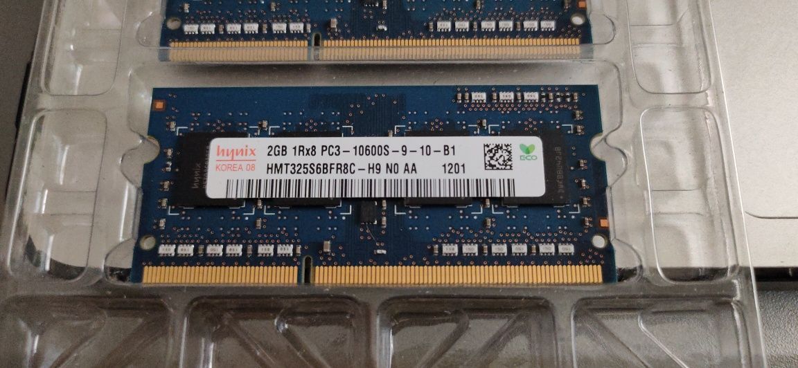 Memória RAM 2X 2GB DDR3