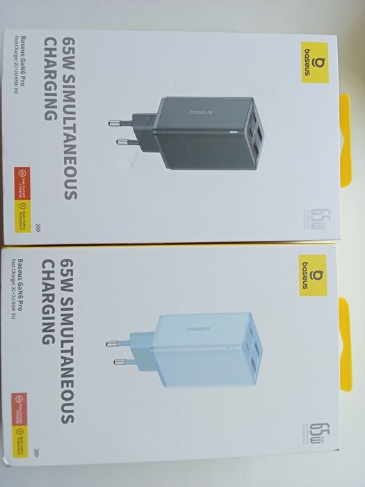 Зарядное Baseus 65w GaN5 Pro, 100w FE11