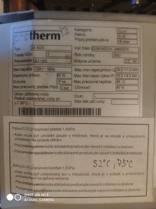 Газовий  котел Protherm PANTHER