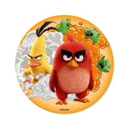 Opłatek na tort Aqua Man Angry-Birds urodziny postać tekst  wzory