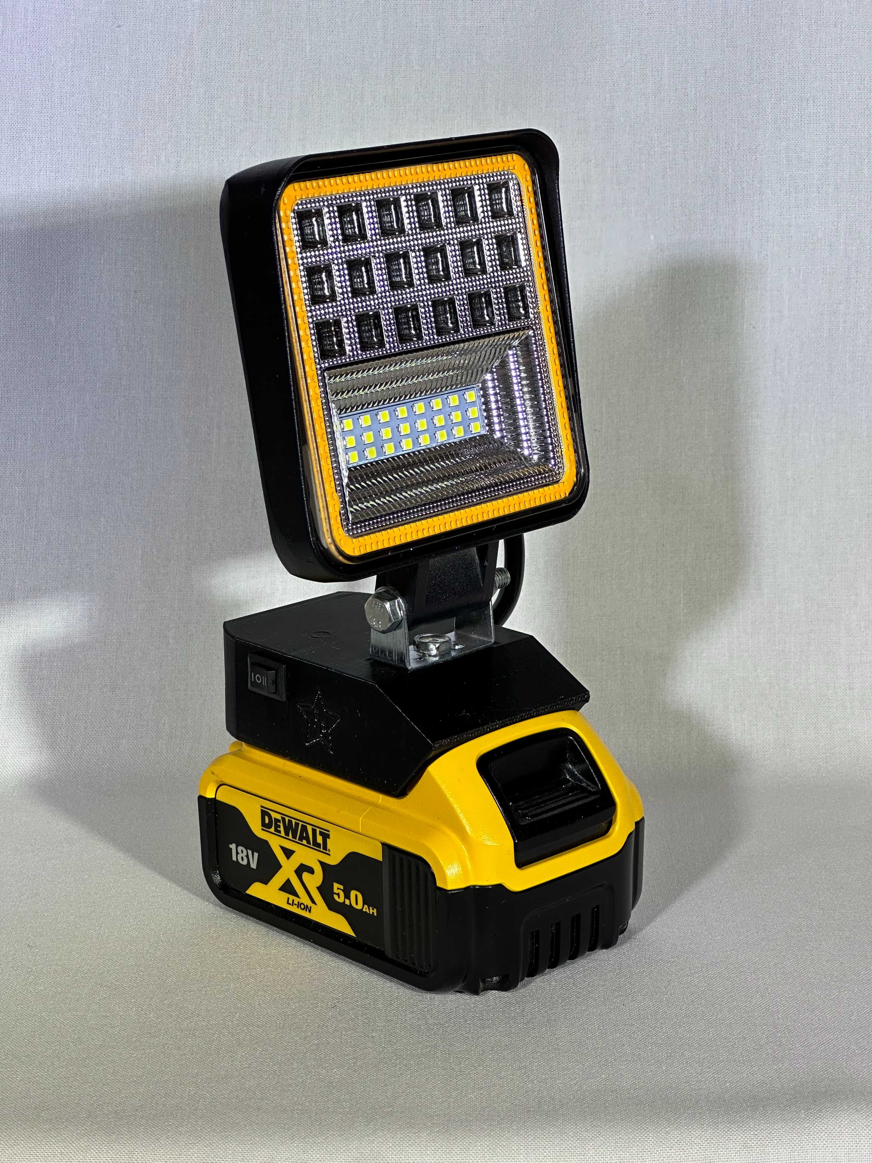 Lampa led 2 tryby do DeWalt XTR 18V 20V