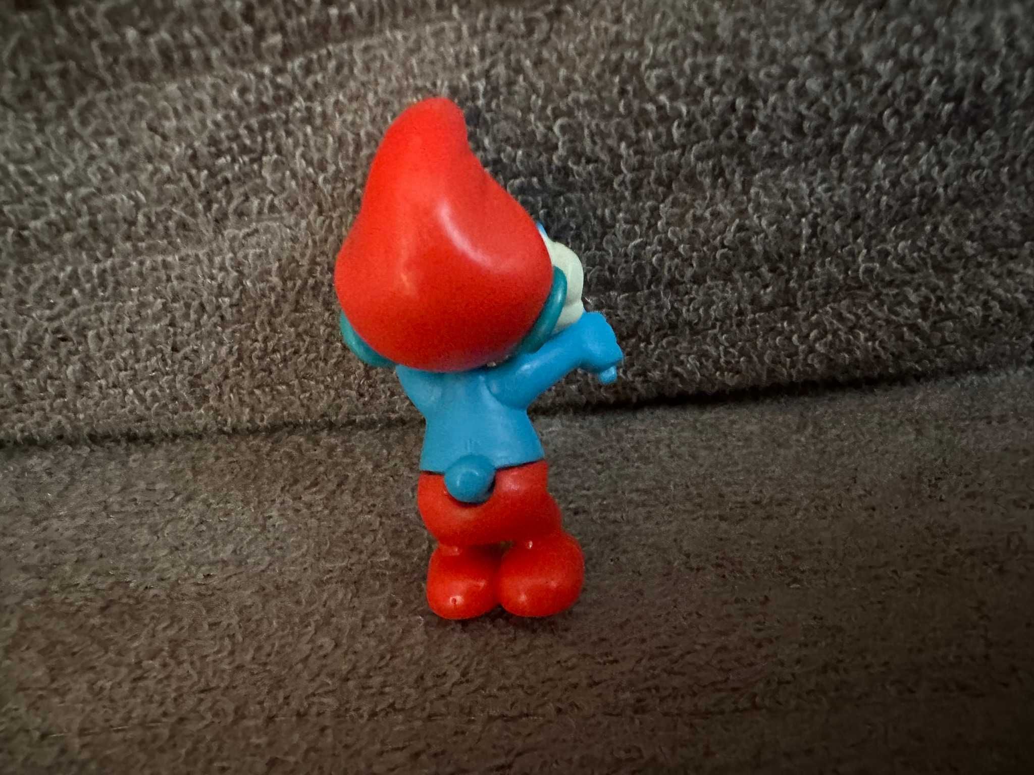 Figurka Smerfy Kinder Papa Smerf dyrygent orkiestry Smerfów