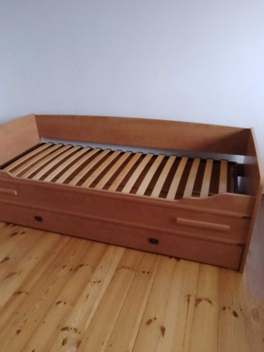 łóżko vox z serii Magellan dł 215 cm z podwójnym pojemnikiem i skrytką