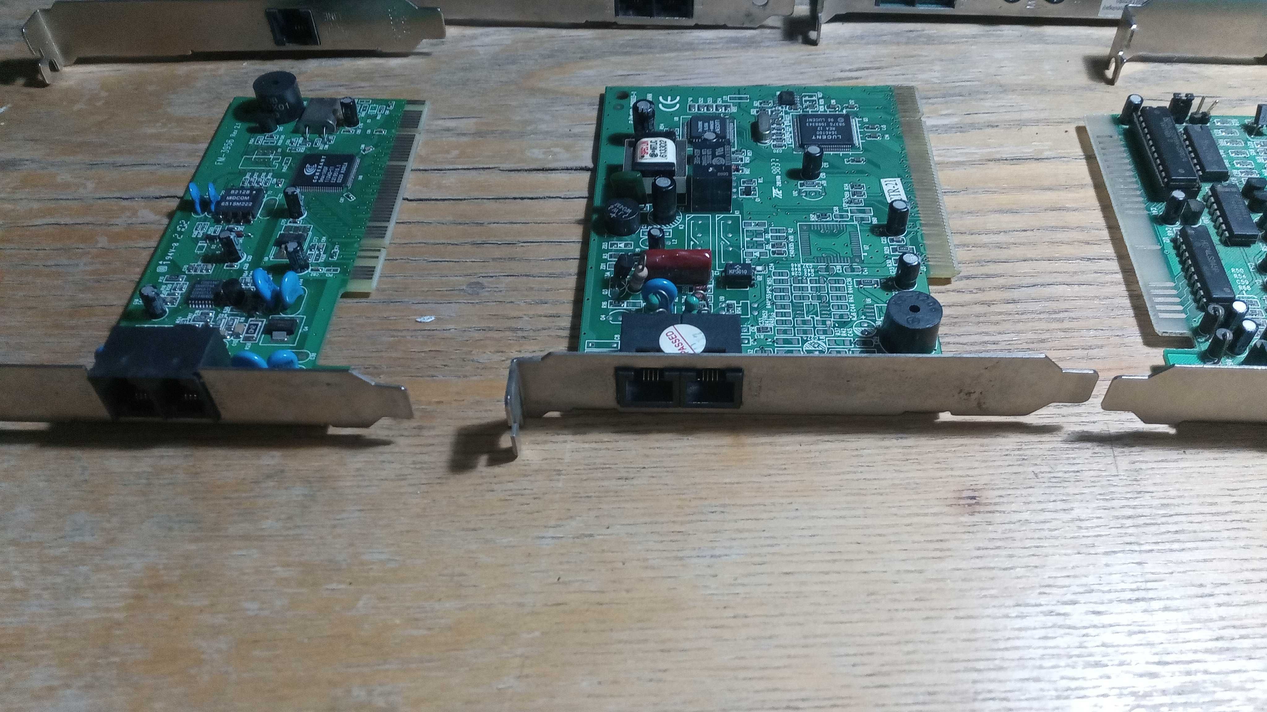 Modemy telefoniczne/fax/  PCI  ISA   7szt
