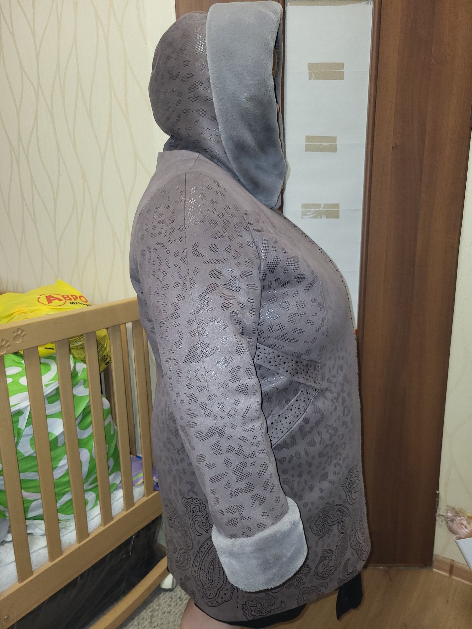 Зимнее женское пальто (Дубленка)