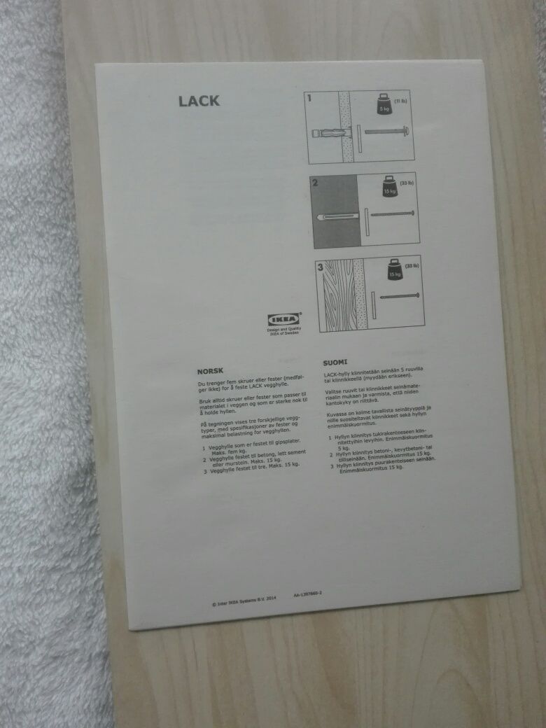Lac ikea półka idealna do pokoju dziecięcego