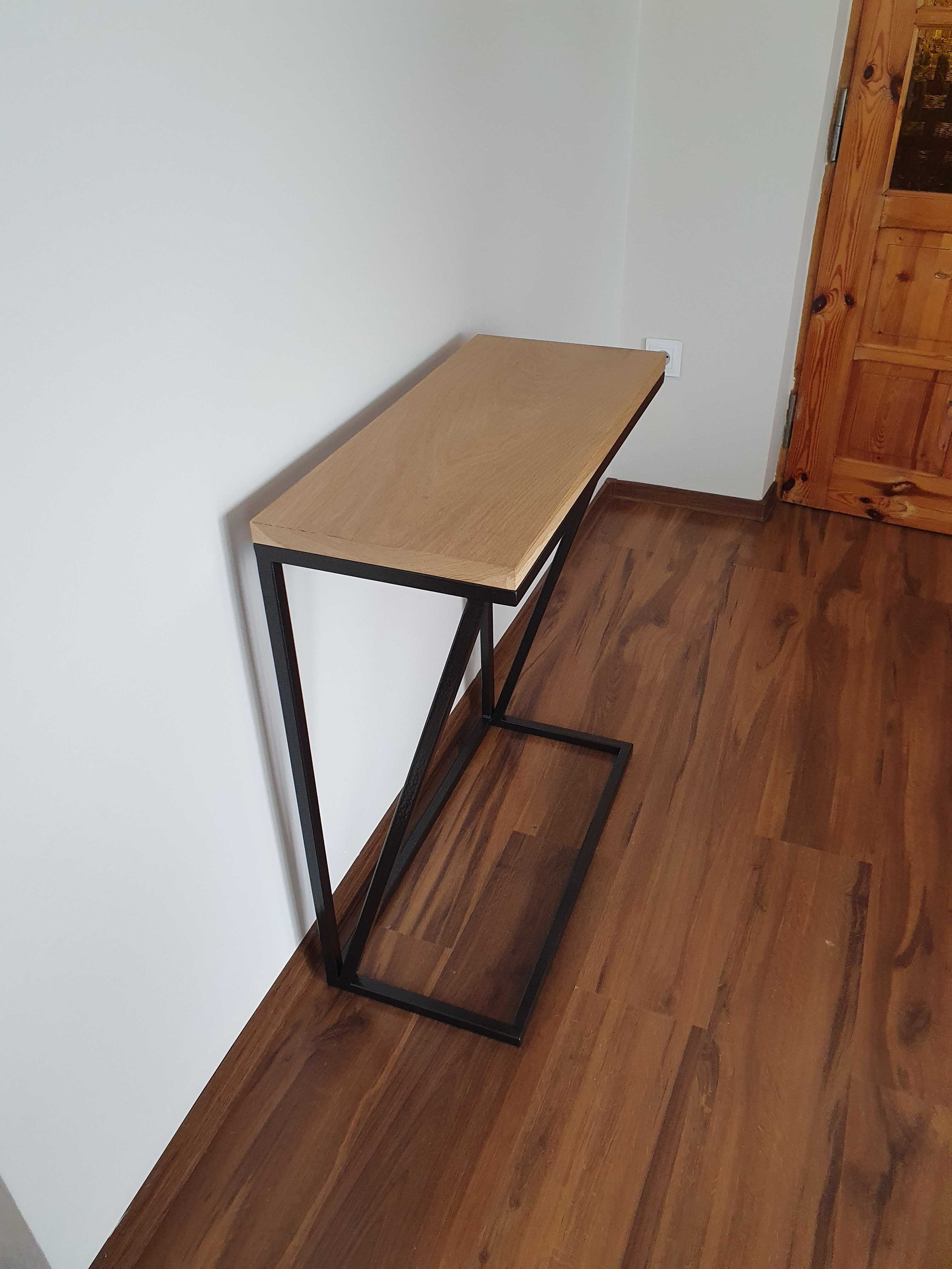 Stolik, konsola w stylu loft