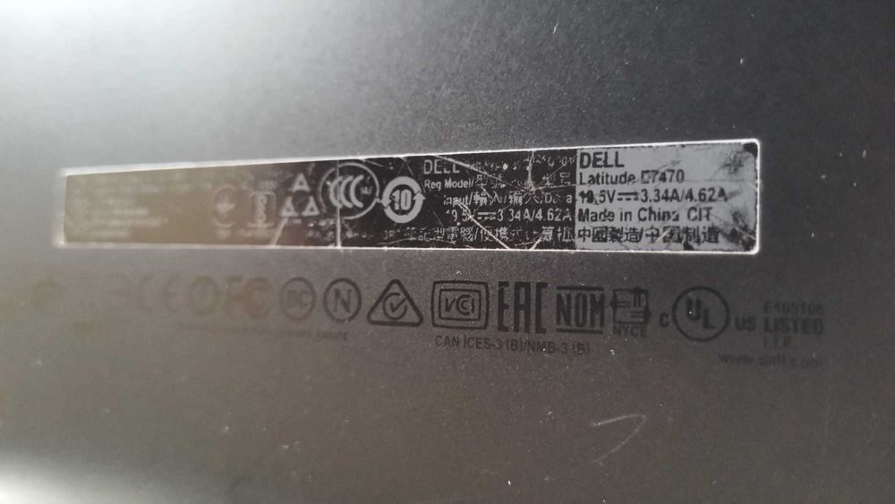 ultrabook laptop Dell 7470 i5 WLAN FHD 16GB 512GB office