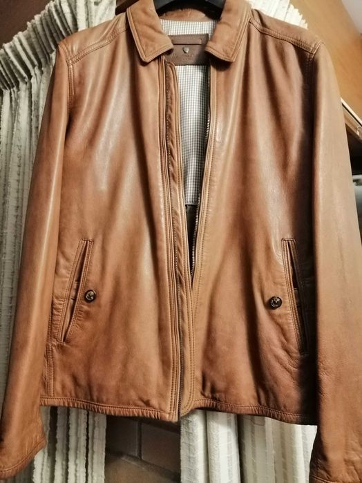 Blusão pele 44 Massimo Dutti qualidade grande desconto