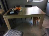 Stół rozkładany do jadalni kuchni 140x90,  140 +40cm