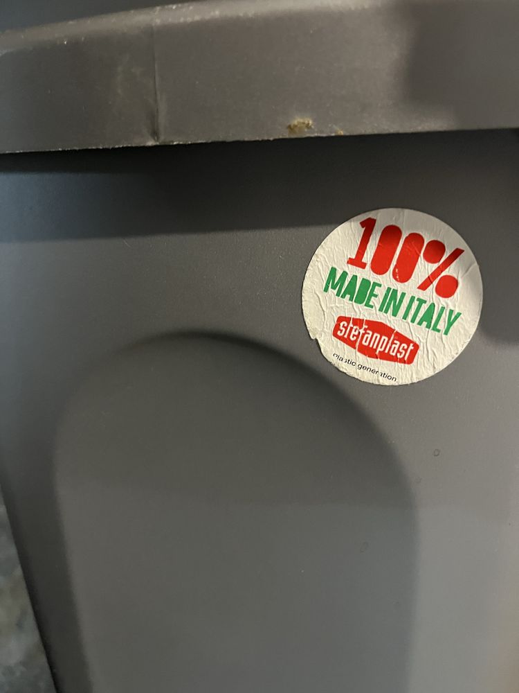 5 caixotes de lixo de cozinha 30 litros