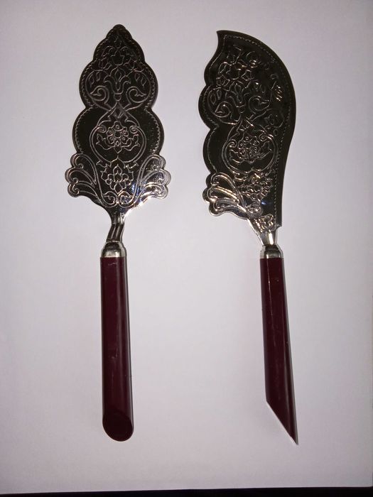 Мельхиор Наборі до торта лопатка ножик СССР радянських аналог срібло