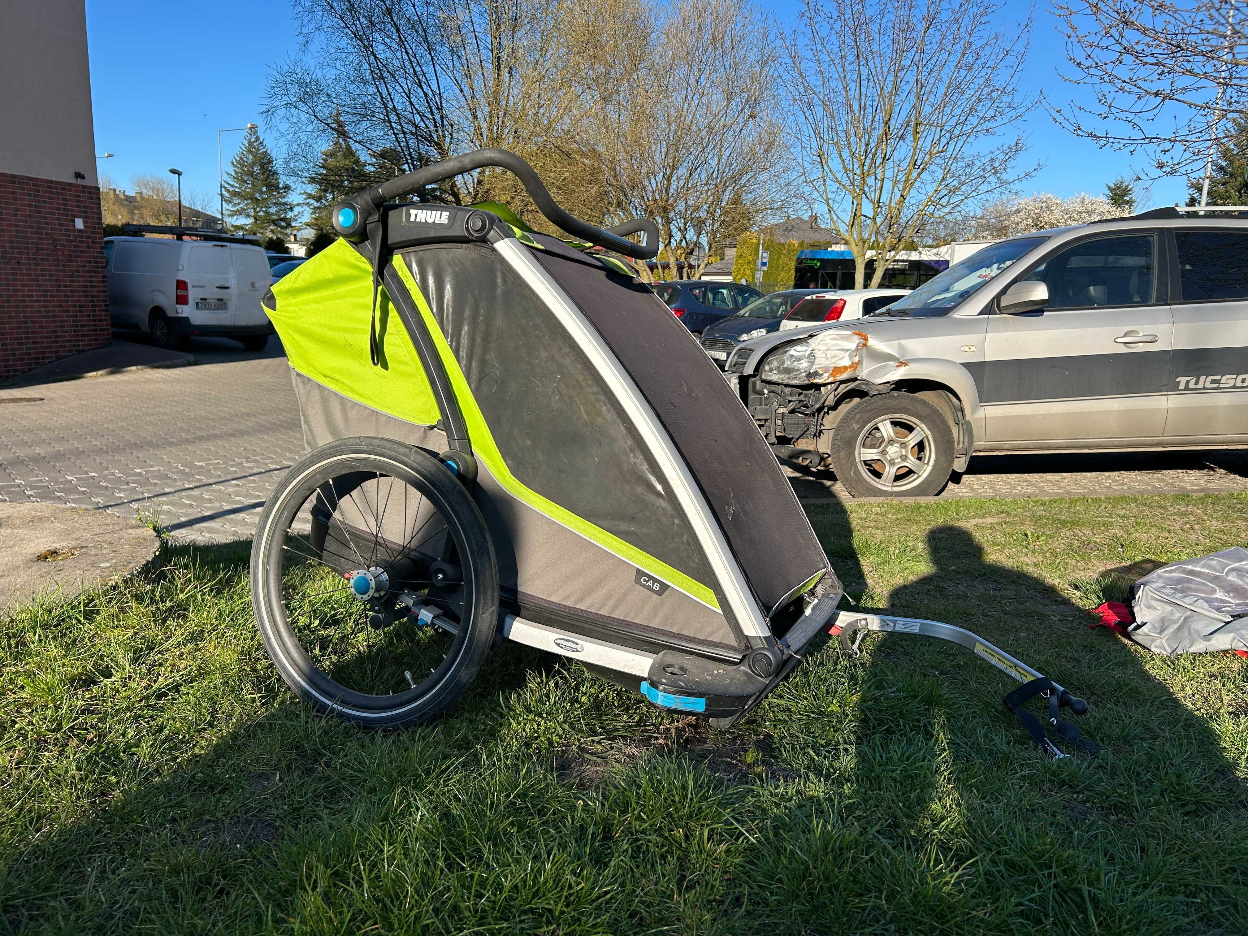 Thule Cab 2 XXL – Przyczepka Rowerowa 2w1 z Pełnym Wyposażeniem
