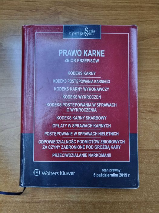 Prawo Karne Zbiór Przepisów 2019