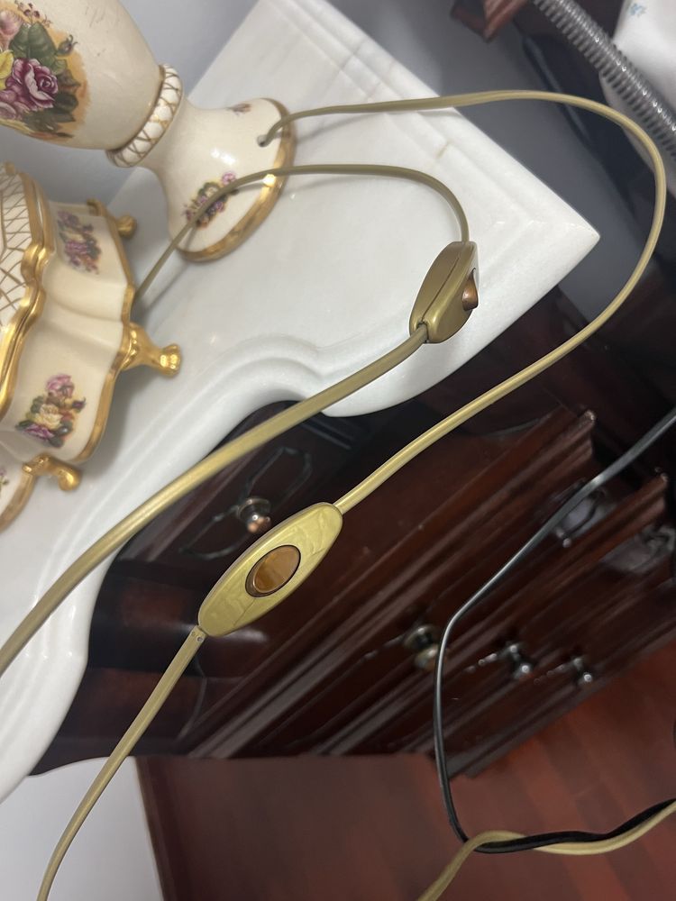 Conjunto de candeeiros com porta joias e moldura