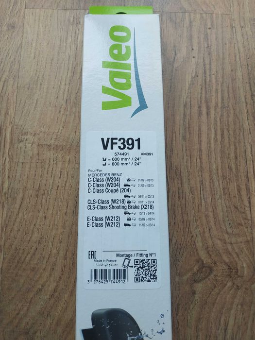 Escova do limpa-vidros VALEO VF391