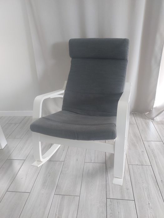 Ikea fotel bujany krzesło bujane