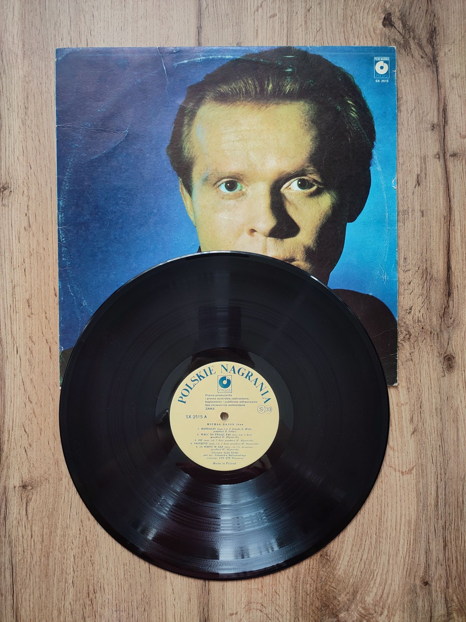Michał Bajor – „Live” (1987) – LP winylowy
