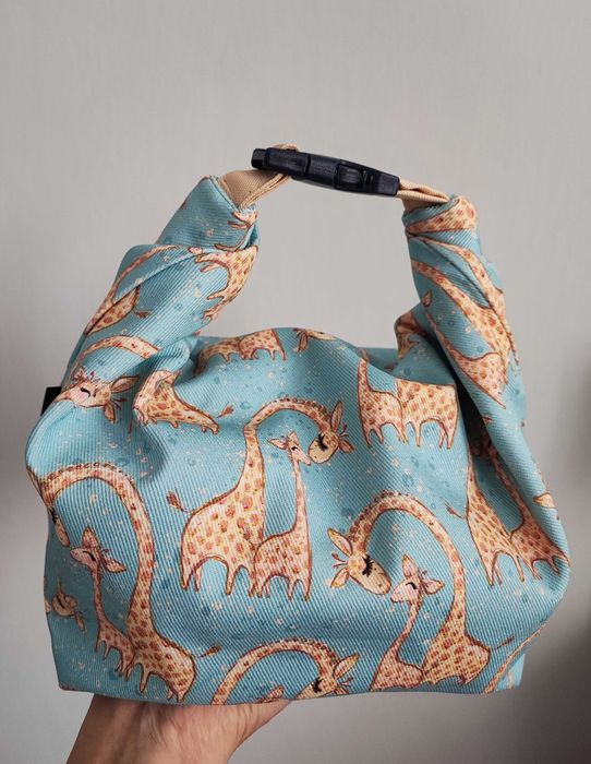 Torba na lunch, śniadaniówka bawełniana