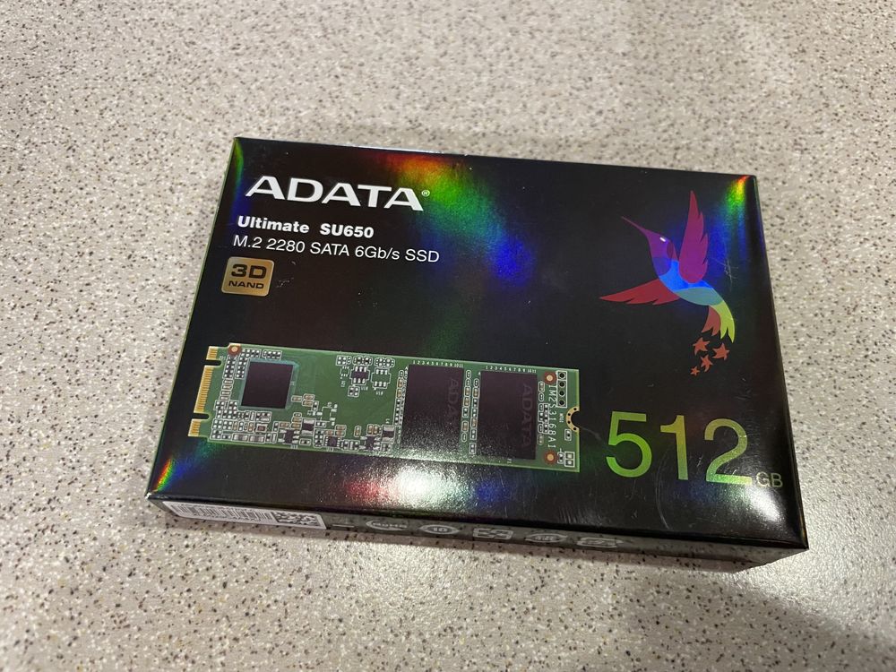 Ssd 512gb ADATA® Ultimate SU650 M.2 2280 SATA 6Gb/s 512gb SSD 3dnand