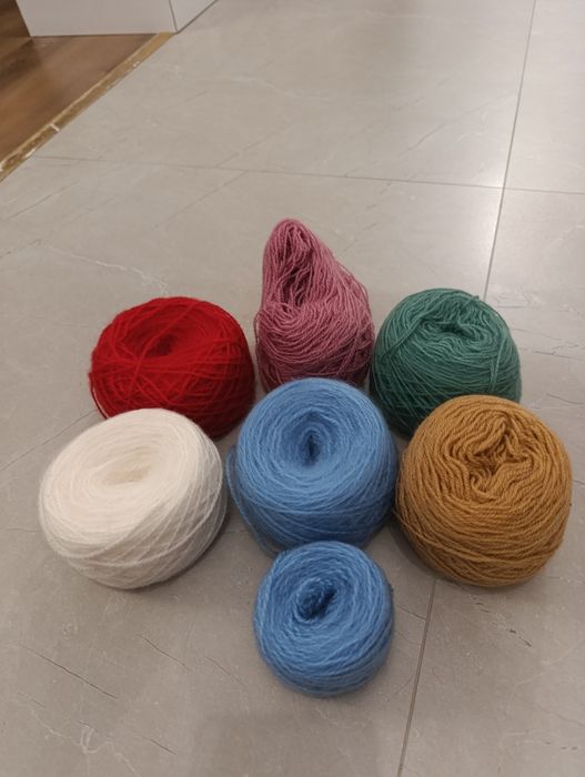 Wełna moherowa kolorowa