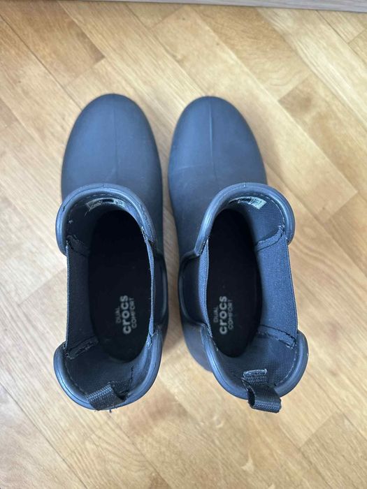 Crocs 39 kalosze  klapki chodaki damskie  czarne