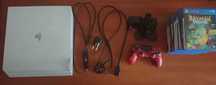 PlayStation 4 Pro 1TB + 1 pad + 12 gier + kable + stacja ładowania