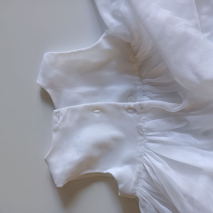 Chrzciny, sukienka biała, elegancka