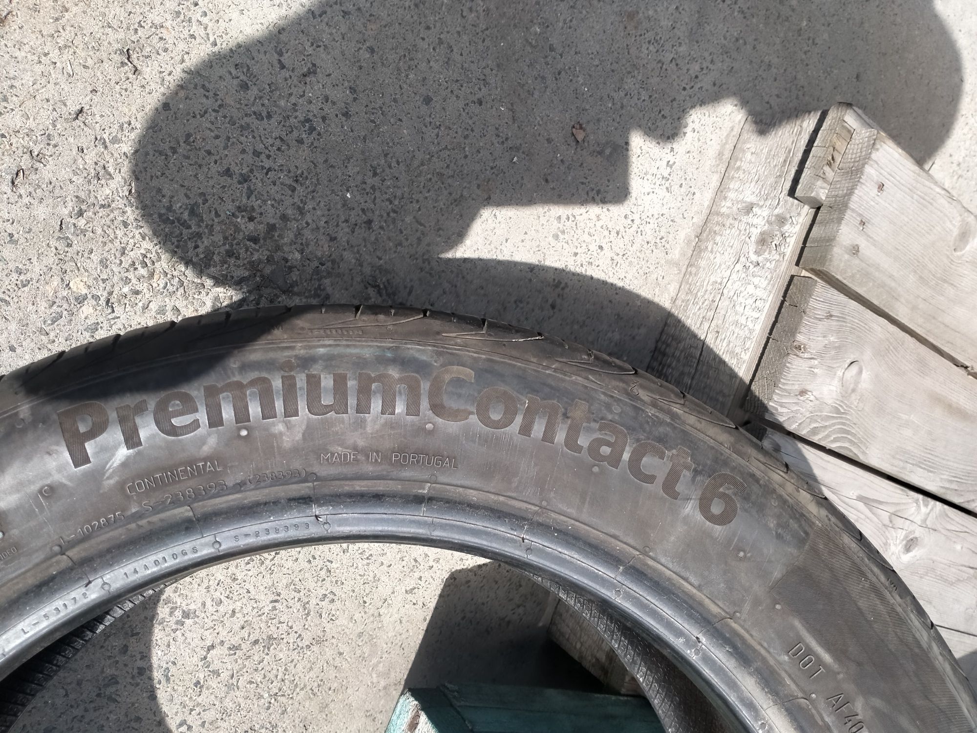 225/50/17 Continental Континенталь 2шт Літо шини б/у