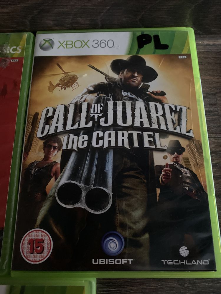 Xbox 360 Call Of Juarez The Cartel, Red Dead Redemption, Batman Arkham