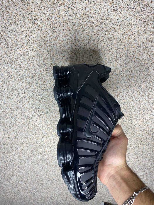 Змінюють колір Кросівки Nike Shox TL Black \ Red найк шокс чорні