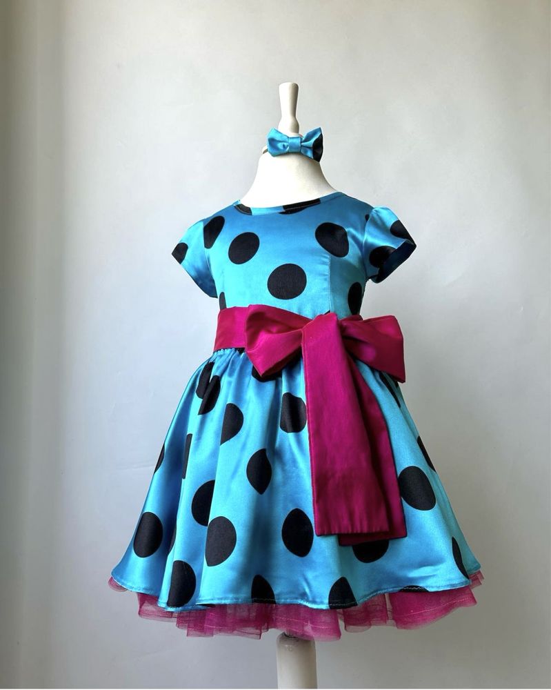 Костюм плаття дитячий стиляги на випуск для дівчат в одному екземлярі